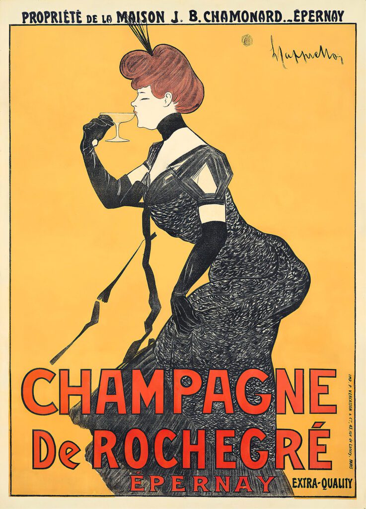 Champagne De Rochegre 1902 Gallery - Premio Internazionale Leonetto Cappiello