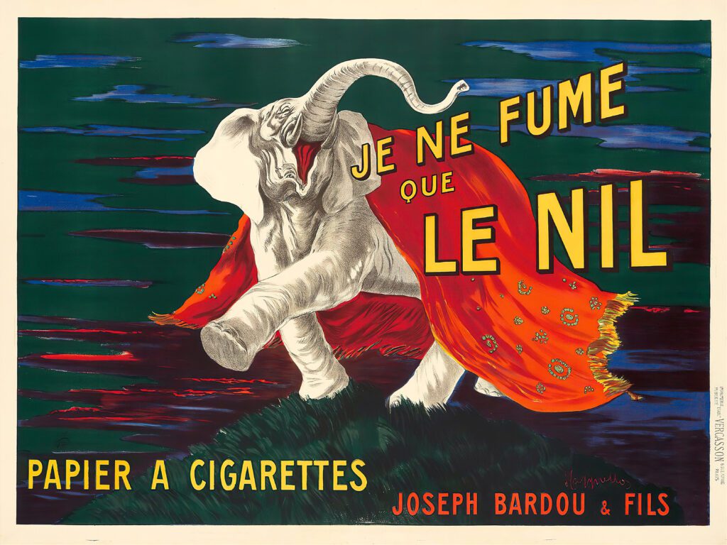 Je Ne Fume Que Le Nil 1912 Gallery - Premio Internazionale Leonetto Cappiello